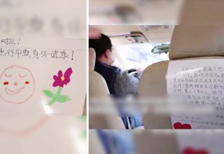 Китаянка помогла отцу-таксисту заработать деньги на дорогое лечение. Она написала трогательное письмо для пассажиров