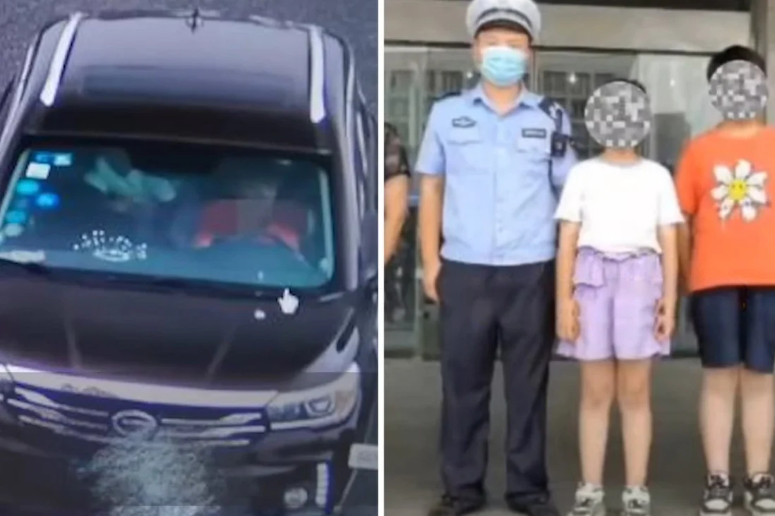 12-летний китайский мальчик угнал машину отца