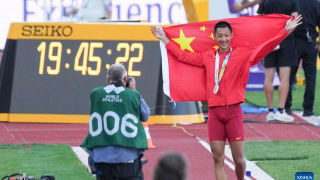 Ван Цзяньань на Чемпионате мира по легкой атлетике